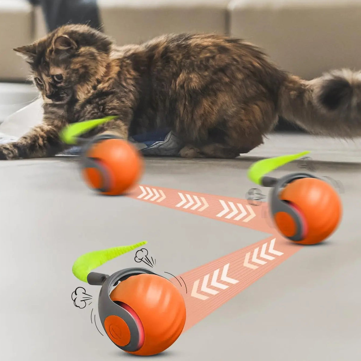 Purapet Electronic Moving Cat Play Ball
